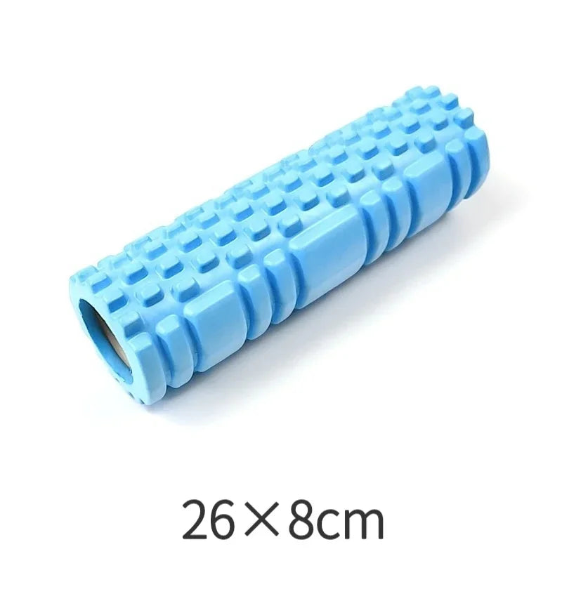 Textured Foam Roller for Muscle Recovery – Deep Tissue Massage Roller with 3 Pressure Zones, Durable Core & Lightweight EVA Foam for Stretching, Mobility, and Post-Workout Relief