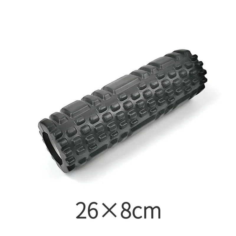 Textured Foam Roller for Muscle Recovery – Deep Tissue Massage Roller with 3 Pressure Zones, Durable Core & Lightweight EVA Foam for Stretching, Mobility, and Post-Workout Relief