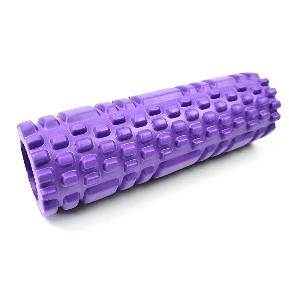 Textured Foam Roller for Muscle Recovery – Deep Tissue Massage Roller with 3 Pressure Zones, Durable Core & Lightweight EVA Foam for Stretching, Mobility, and Post-Workout Relief