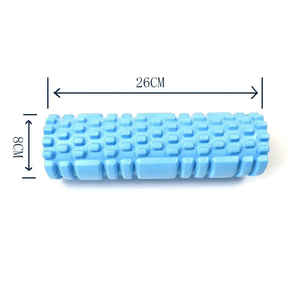 Textured Foam Roller for Muscle Recovery – Deep Tissue Massage Roller with 3 Pressure Zones, Durable Core & Lightweight EVA Foam for Stretching, Mobility, and Post-Workout Relief