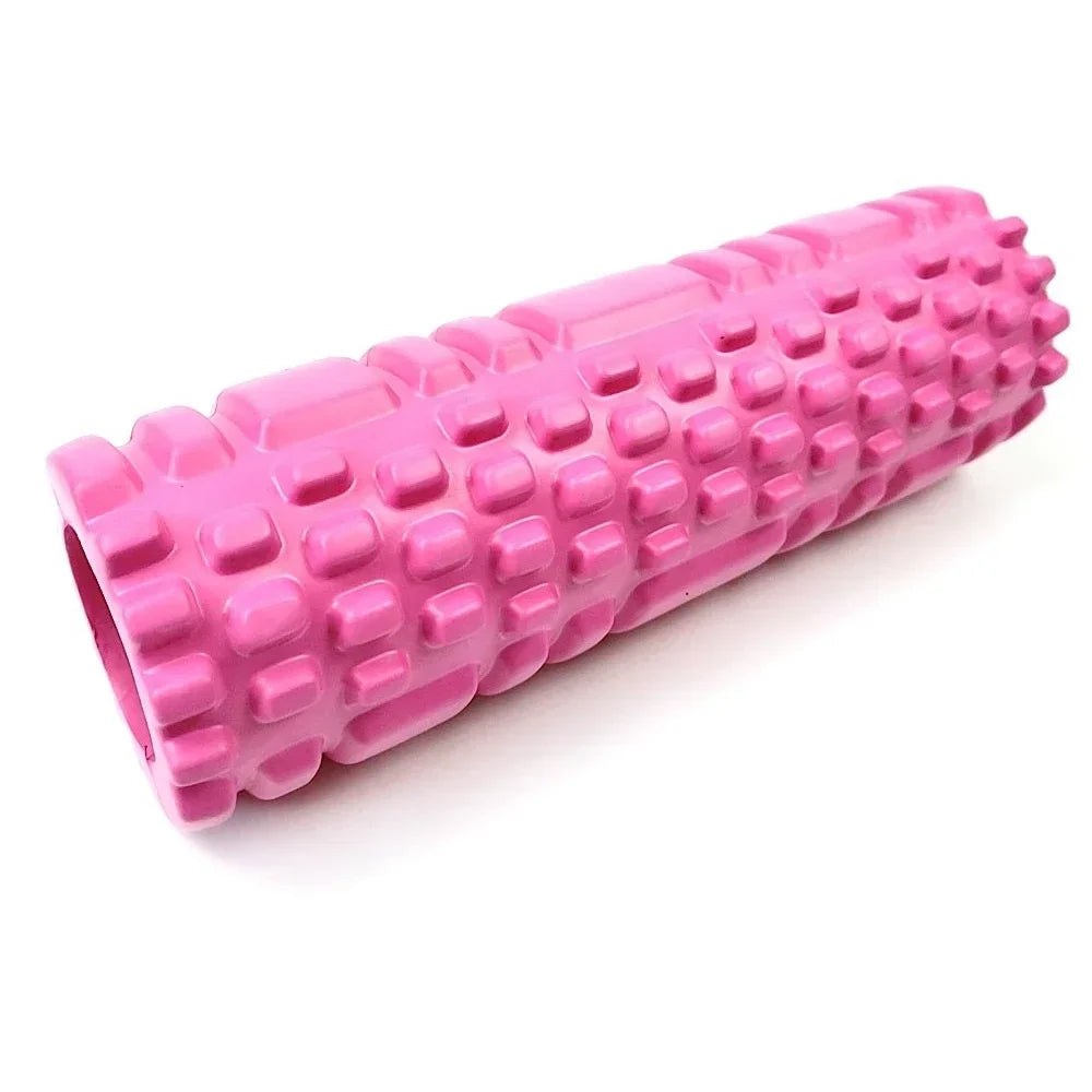 Textured Foam Roller for Muscle Recovery – Deep Tissue Massage Roller with 3 Pressure Zones, Durable Core & Lightweight EVA Foam for Stretching, Mobility, and Post-Workout Relief