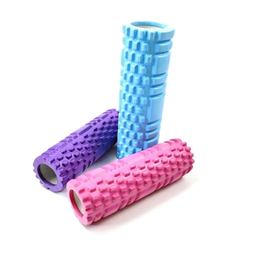 Textured Foam Roller for Muscle Recovery – Deep Tissue Massage Roller with 3 Pressure Zones, Durable Core & Lightweight EVA Foam for Stretching, Mobility, and Post-Workout Relief