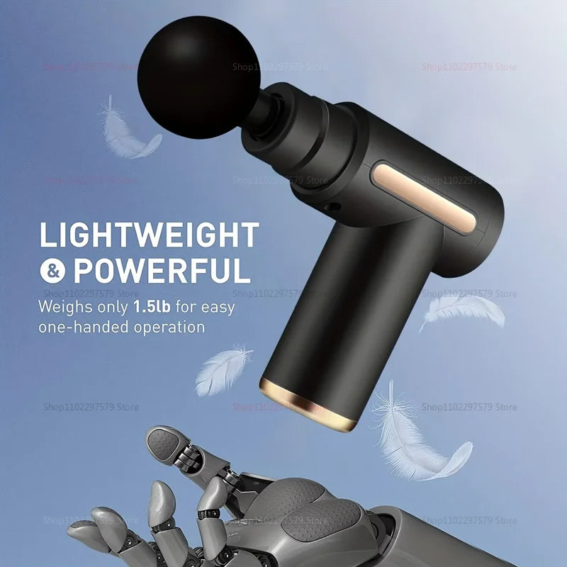 Deep Tissue Massage Gun – Handheld Electric Muscle Massager for Back, Neck, Shoulders, and Post-Workout Recovery