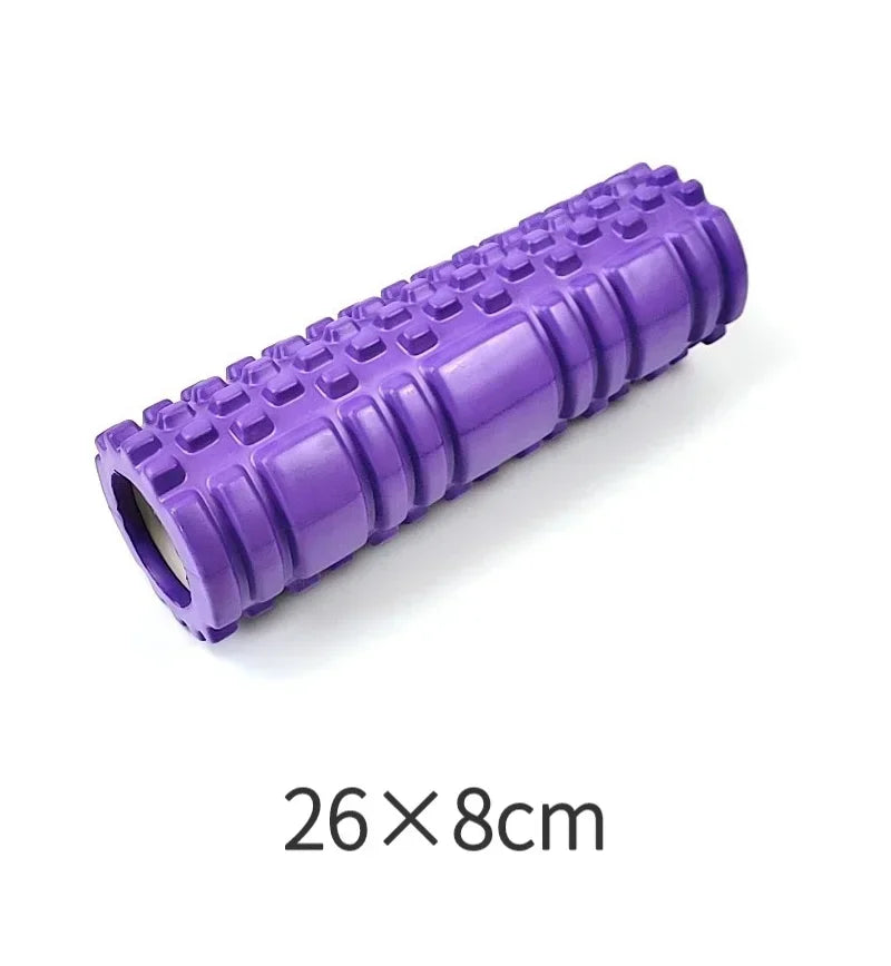 Textured Foam Roller for Muscle Recovery – Deep Tissue Massage Roller with 3 Pressure Zones, Durable Core & Lightweight EVA Foam for Stretching, Mobility, and Post-Workout Relief